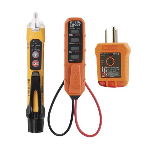 how to use klein tools voltage tester